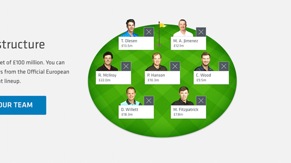 Official Daily Fantasy Game of the European Tour