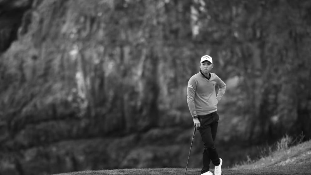 min woo lee black and white photo