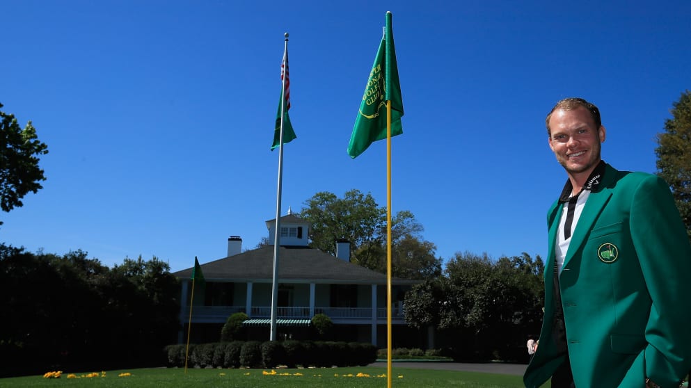 Danny Willett at Augusta National Golf Club