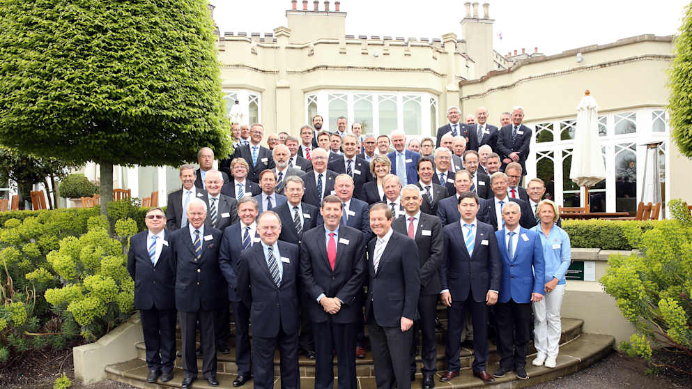 Delegates at the European Golf Federations' Conference