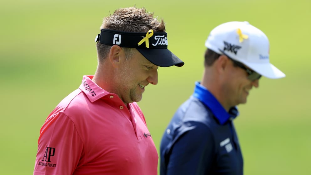 Ian Poulter, left, and Zach Johnson