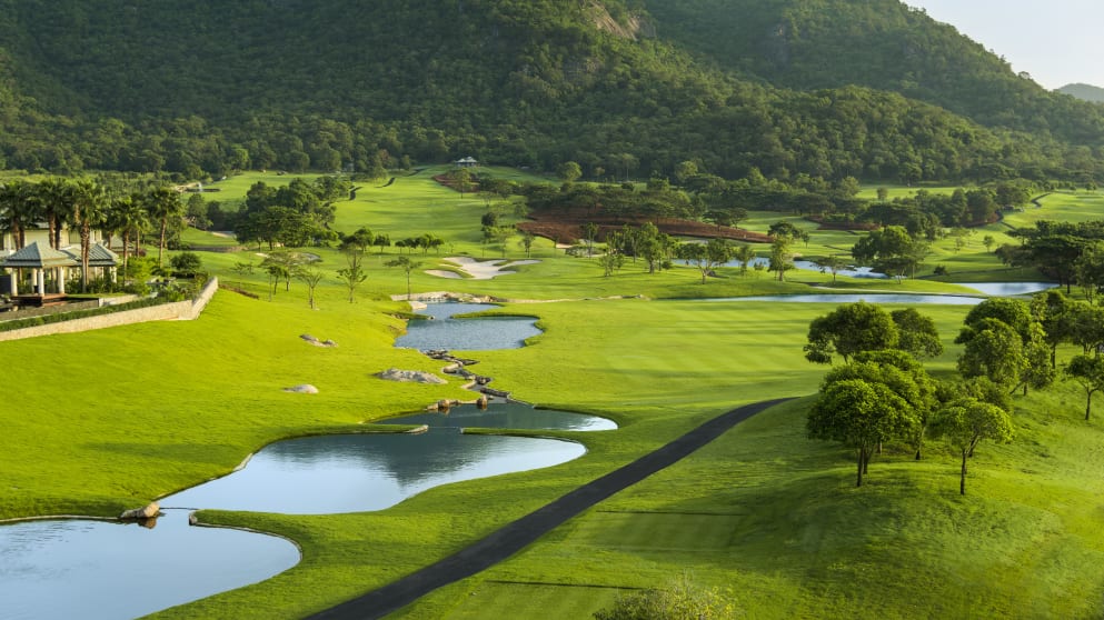A view from the tenth tee at Black Mountain Golf Club