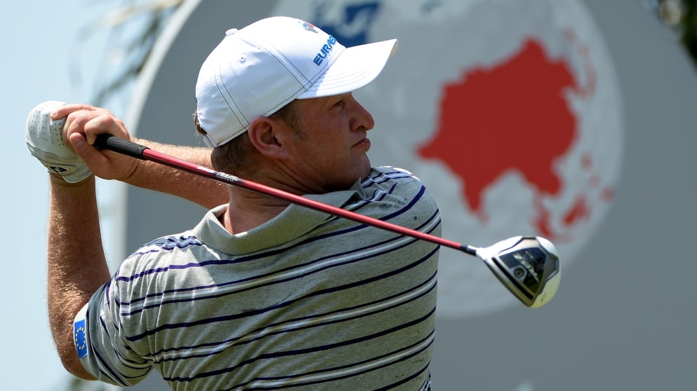 Jamie Donaldson of Team Europe 