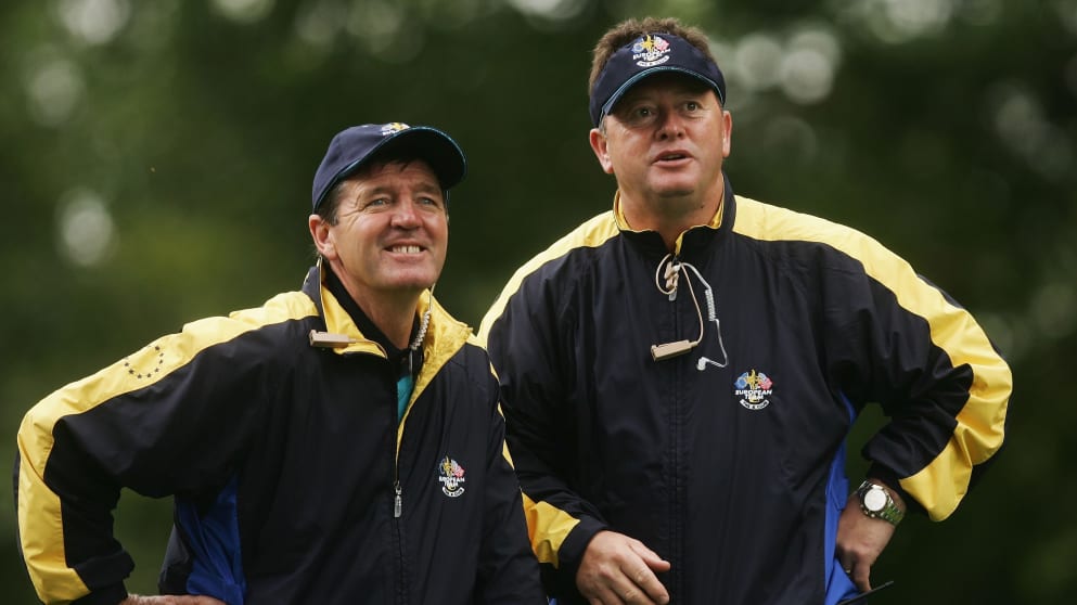 Ian Woosnam with Des Smyth at The Ryder Cup
