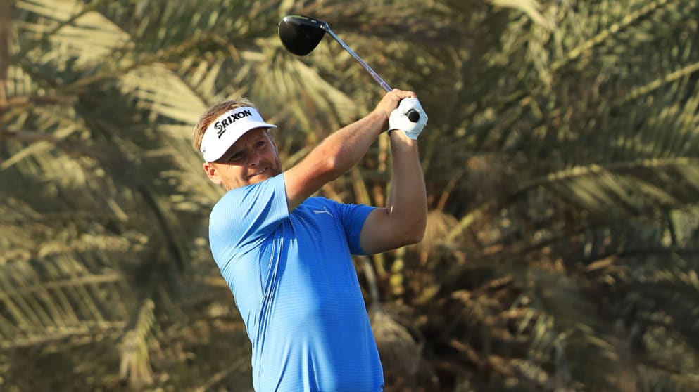 Soren Kjeldsen during Day Two of the Abu Dhabi HSBC Golf Championship