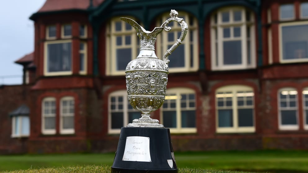 The Senior Open Trophy at Royal Lytham