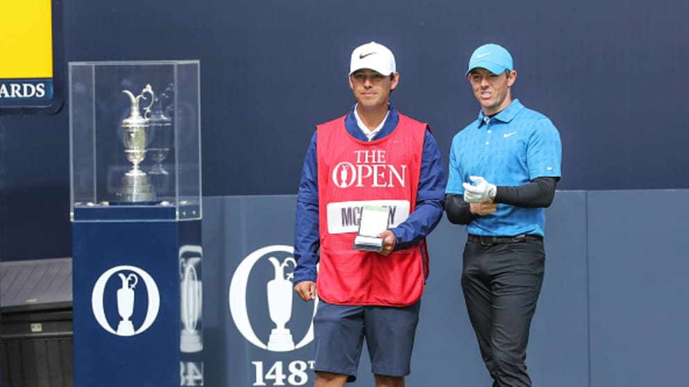 Rory McIlroy and Harry Diamond