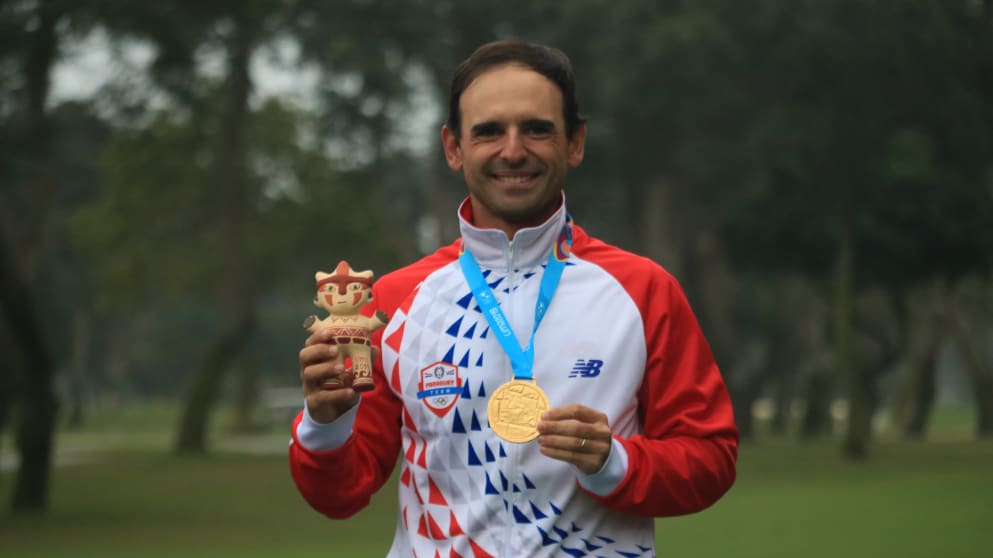 Fabrizio Zanotti wins gold for Paraguay at the Pan American Games