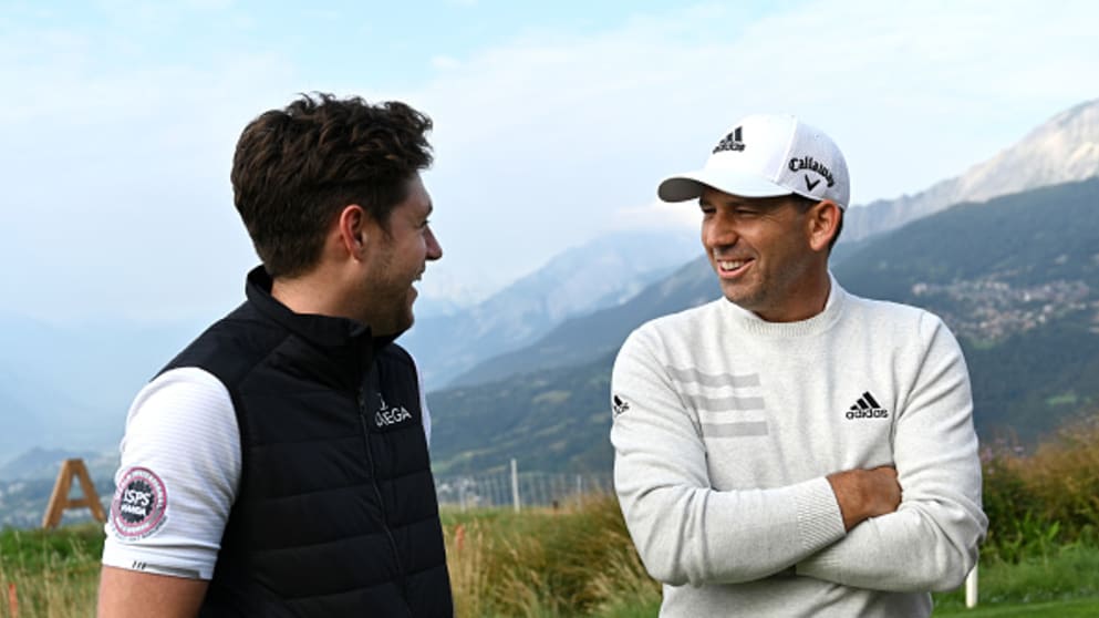 Sergio Garcia and Niall Horan