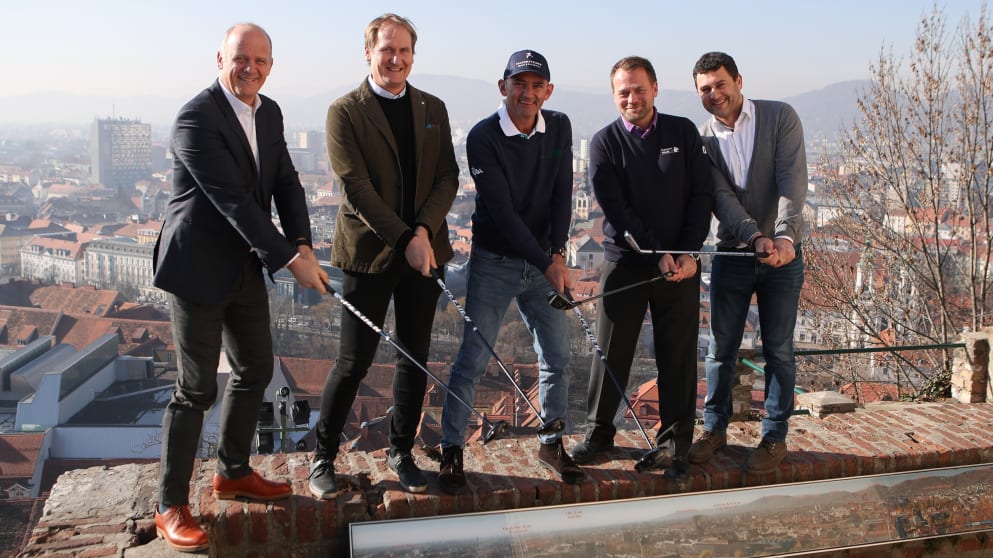 Herwig Straka, Klaus Geyrhofer, Markus Brier, Simon Harris and Gerald Stangl