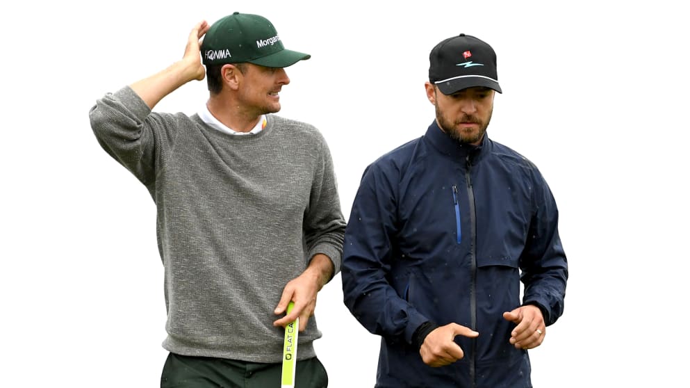Justin Rose and Justin Timberlake