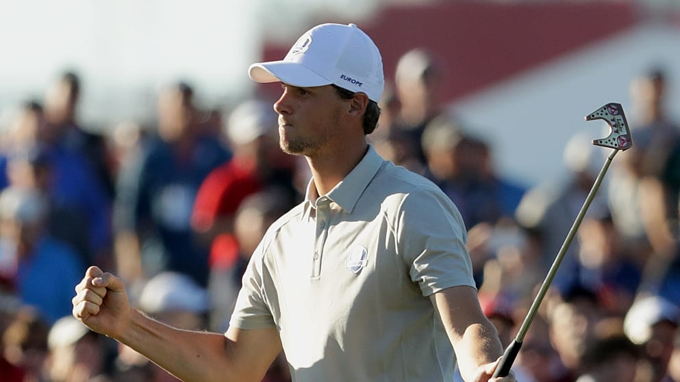 Thomas Pieters at The 2016 Ryder Cup