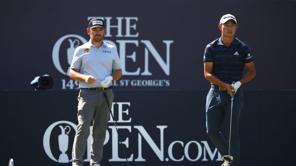 Louis Oosthuizen and Collin Morikawa