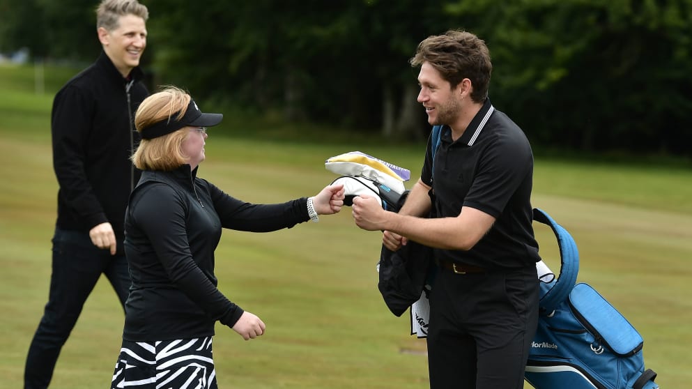 Amy Bockerstette and Niall Horan