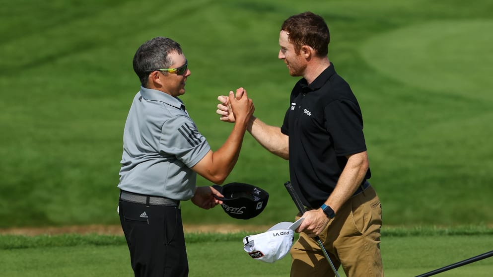 Chris Biggins and Kurtis Barkley