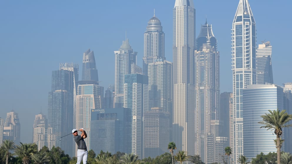 Paul Casey at Emirates Golf Club