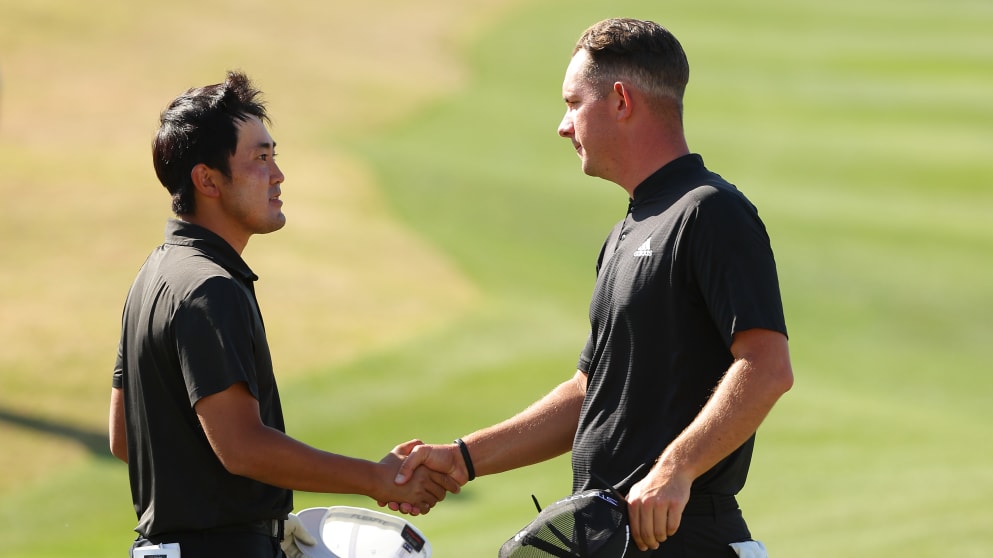 Takumi Kanaya and Lucas Herbert