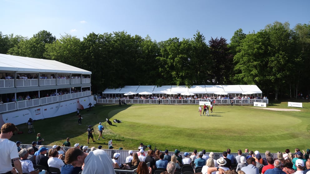 18th green at Soudal Open