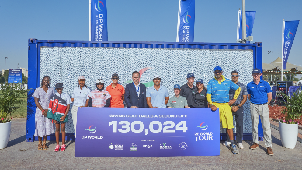 DP World Golf Ball Beneficiaries at DPWTC