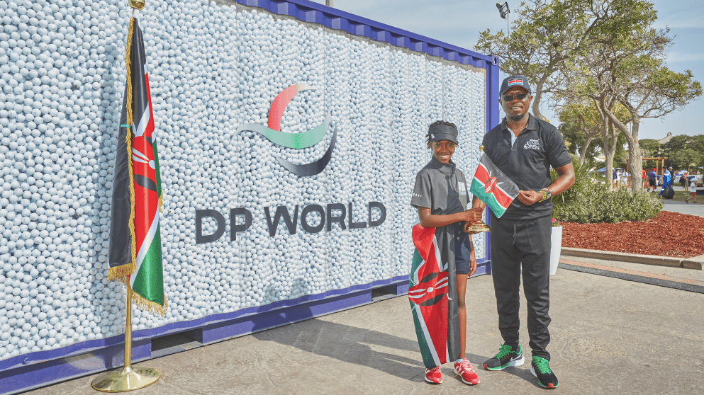 Hon Ababu-Namwamba with Kanana Muthomi