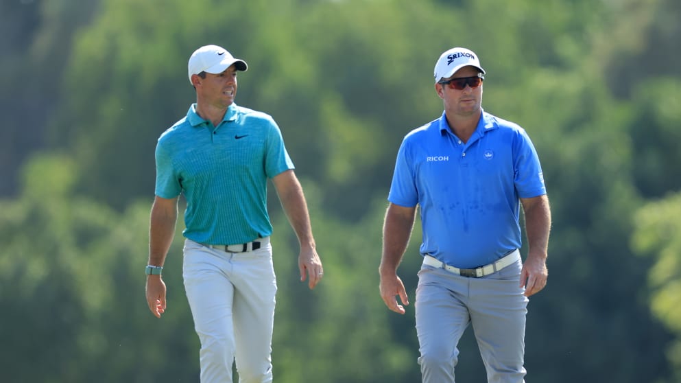 Rory McIlroy and Ryan Fox