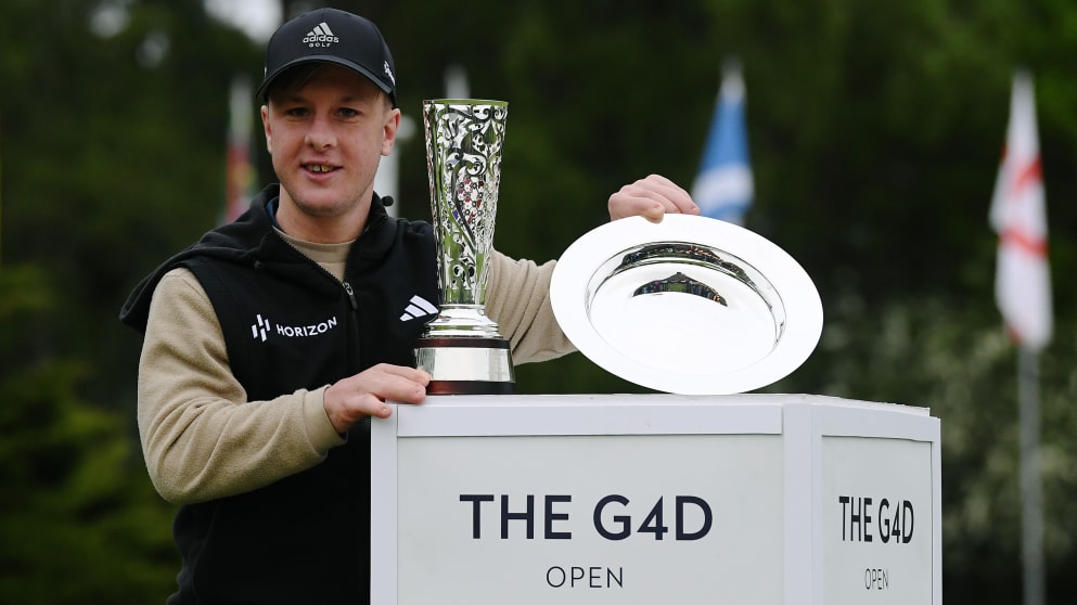 The G4D Open - Lawlor with trophy