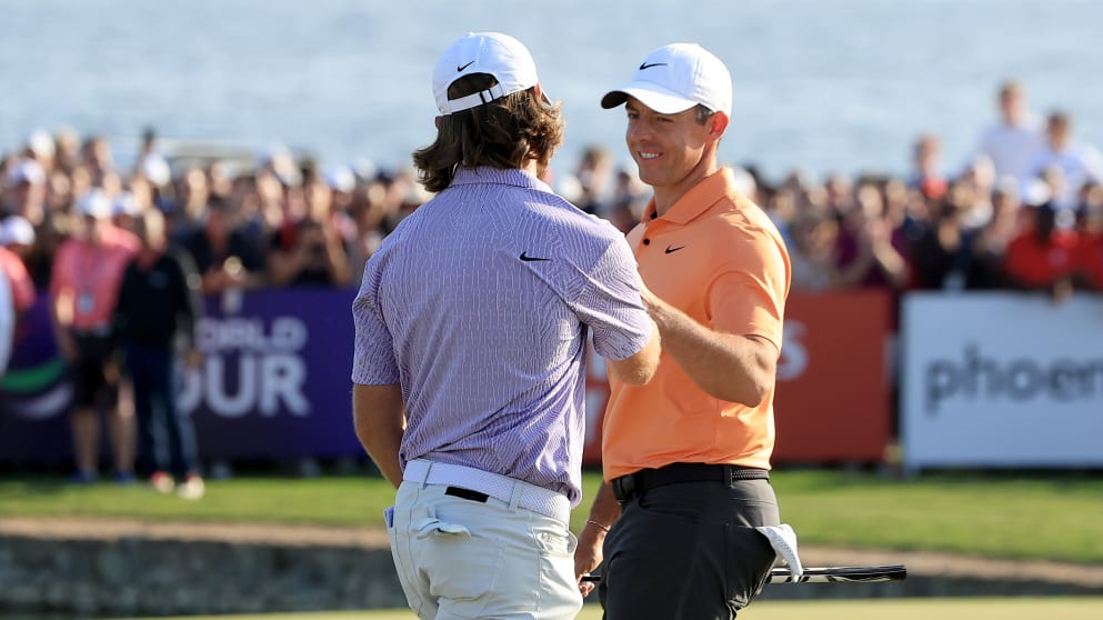 Tommy Fleetwood and Rory McIlroy