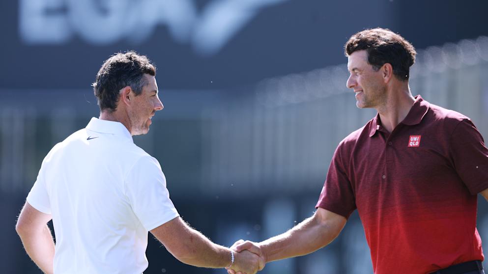 Adam Scott.Rory McIlroy