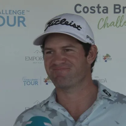 image: Gouveia -  'I finished yesterdays round this morning and I played really solid'