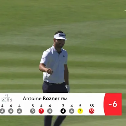 image: Antoine Rozner -  Round 4 Hole 9