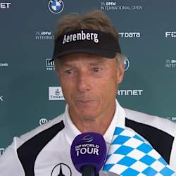 Bernhard Langer's emotional interview after final DP World Tour event