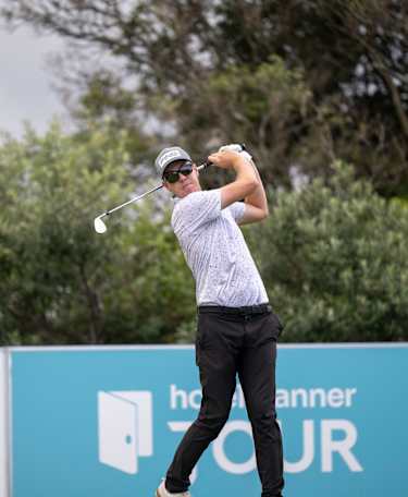 Luke Brown hits the front on weather-affected opening day