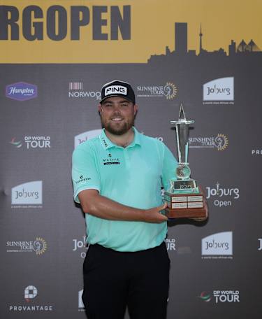 Dan Bradbury rises to the top and claims second Joburg Open crown