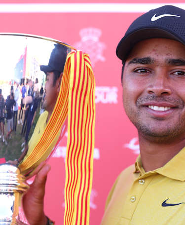 Yurav Premlall storms to memorable 14-shot win for his maiden DP World Tour title