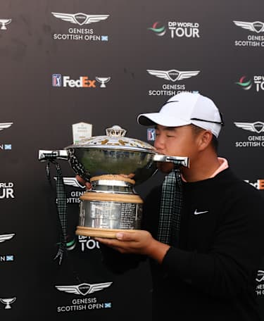 Tom Kim storms to Rolex Series glory in Scotland