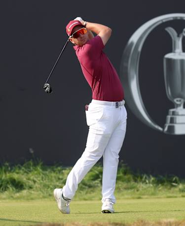Herbert leads Open after matching lowest Major round