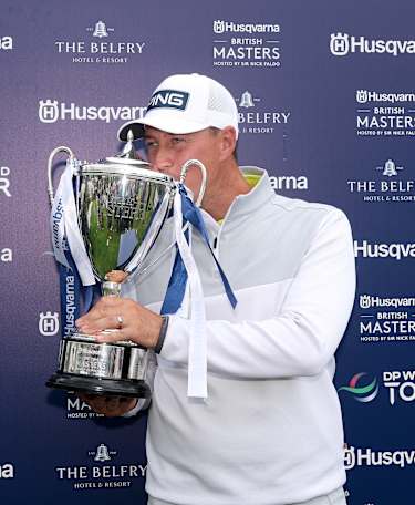 Joe Dean powers to first DP World Tour win at Husqvarna British Masters