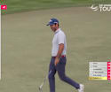 Jorge Campillo drains monster birdie putt at the fourth
