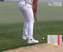 Viktor Hovland holes par putt from the fringe at the ninth