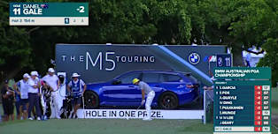 WATCH | Daniel Gale aces the 11th and wins a BMW M5 Touring
