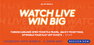 Win tickets to the Turkish Airlines Open, plus flights and a hotel stay among amazing prize giveaways through Asian Swing Show