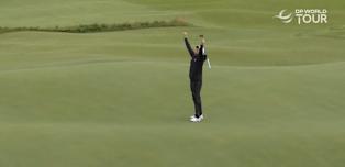 WATCH | Richard Mansell holes an 85-eagle putt!