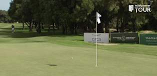 Every shot from Enefer's play-off winning hole