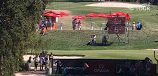 WATCH: Angel Hidalgo drives green at sixth to set up eagle