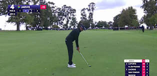 Casey Jarvis nearly makes a slam-dunk eagle!