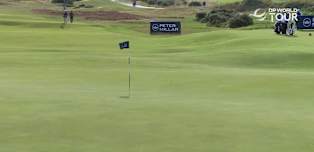 WATCH: Casey Jarvis holes out for eagle with first approach of the day