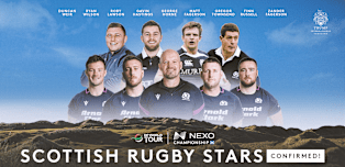 Scottish rugby stars to tee it up in Nexo Championship Celebrity Pro-Am
