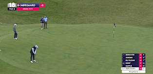 Niklas Norgaard - Alfred Dunhill Links Championship -Round 2, Hole 18 
