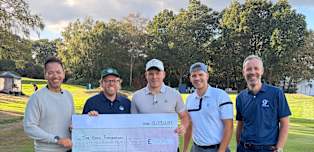 Rob Beckett & Fore Bros Raise £50,000 for the Golf Foundation at the BMW PGA Championship