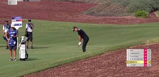 WATCH: Laurie Canter almost holes out at 11